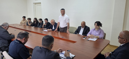 Tərtərdə “İnsan hüquq və azadlıqlarının mahiyyəti” mövzusunda maarifləndirici tədbir keçirilib