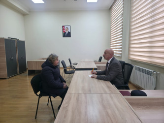 Tərtər Rayon İcra Hakimiyyətində mütəmadi olaraq vətəndaşların müraciətləri dinlənilir