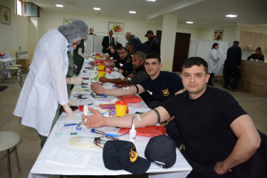 Tərtərdə “Talasemiyasız həyat naminə” proqramı çərçivəsində qanvermə aksiyası keçirilib