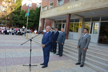 Tərtər Rayon İcra Hakimiyyətinin başçısı “Bilik Günü” münasibətilə ümumtəhsil məktəblərində olub, şəhid övladları ilə görüşüb