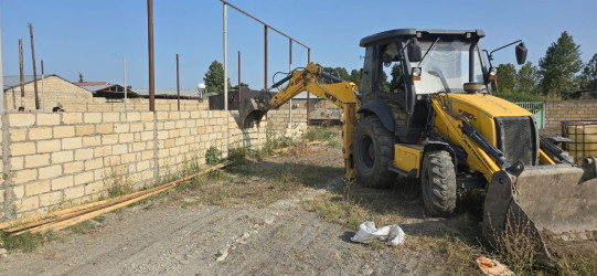 Tərtərdə qanunsuz inşa edilən  qeyri yaşayış obyekti aşkarlanaraq sökülüb