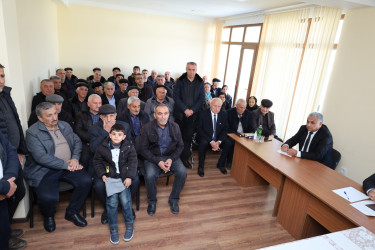 Milli Məclisin deputatı Anar Məmmədov Şıxarx qəsəbəsində Ağdərə rayonundan olan Umudlu kənd sakinləri ilə görüşüb.