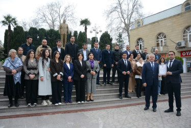 Tərtərdə Müdafiə Sənayesi Nazirliyi işçilərinin peşə bayramı günü qeyd olunub