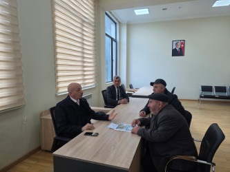 Tərtər Rayon İcra Hakimiyyətində mütəmadi olaraq vətəndaşların müraciətləri dinlənilir