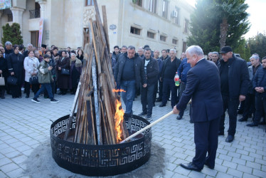 Tərtərdə İlaxır Çərşənbə qədim adət-ənənələrlə və böyük coşqu ilə qeyd olunub