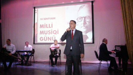 Tərtərdə Üzeyir Hacıbəylinin 140 illik yubileyi və Milli Musiqi Günü qeyd olunub
