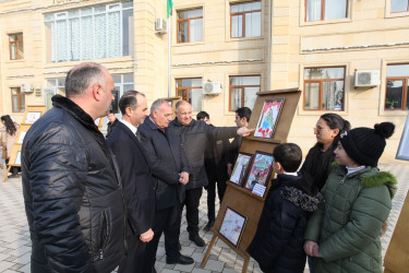 Tərtərdə "20 Yanvar faciəsi"nin 33-cü ildönümü münasibətilə rəsm sərgisi keçirilib