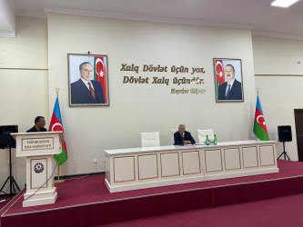 Tərtər rayonunda kənd təsərrüfatının inkişafına dair Qərargahın növbəti iclası keçirilib