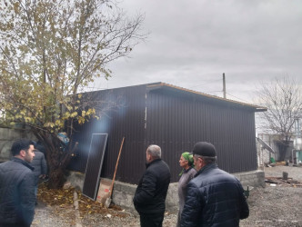 Tərtərdə qanunsuz quraşdırılan tikili aşkarlanaraq sökülüb