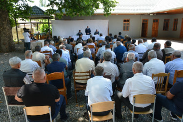 Tərtər Rayon İcra Hakimiyyətinin başçısı Müstəqim Məmmədovun növbəti səyyar-qəbul görüşü Kəbirli kəndində keçirilib