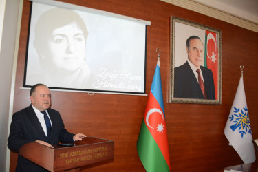 Tərtərdə akademik Zərifə xanım Əliyevanın anım gününə həsr olunmuş tədbir keçirilib