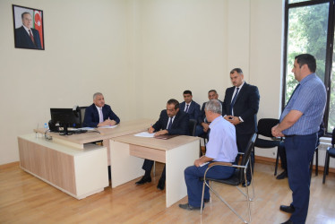 Rayon rəhbəri tərəfindən növbəti dəfə vətəndaşların müraciətləri dinlənilib