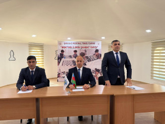 “Konstitusiya və Suverenlik İli -2025” : 27 sentyabr Anım Gününə həsr edilmiş şahmat üzrə rayon turnirinə start verilib