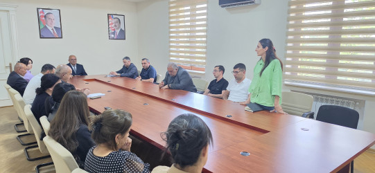 Tərtərdə “İnsan hüquq və azadlıqlarının mahiyyəti” mövzusunda maarifləndirici tədbir keçirilib
