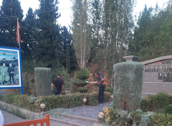 27 sentyabr Anım gününün beşinci ildönümü ilə əlaqədar rayon ərazisində şəhid məzarlarının və abidələrinin, baralyeflərin, şəkil lövhələrinin ətrafında təmizlik işlərinə başlanılıb