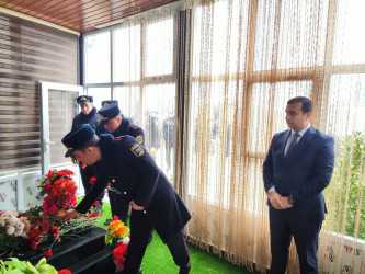 Vətən Müharibəsi şəhidi Cahangir Surxayzadənin beşinci ildönümü ilə əlaqədar məzarı və ailəsi ziyarət edilib