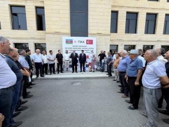 Tərtərdə TİKA-nın dəstəyi ilə “Tərtərli Fermerlərə Süd Sağan Aparat Alınması” layihəsi icra olunub