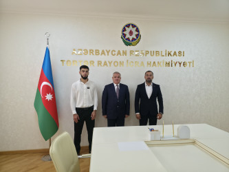 İcra başçısı dünya çempionatında iştirak edəcək həmyerlimizi qəbul edib
