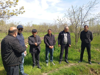 Tərtər rayonu İsmayılbəyli kənd sakinləri ilə suvarma suyunun istifadə edilməsi üçün maarifləndirici görüş keçirilib