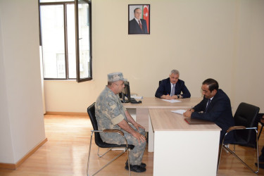 Rayon rəhbəri tərəfindən növbəti dəfə vətəndaşların müraciətləri dinlənilib