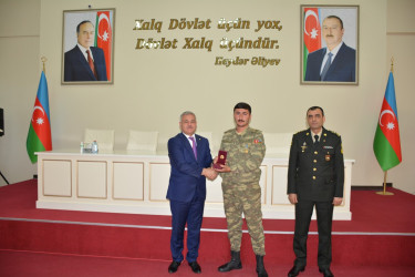 Tərtərdə Vətən müharibəsi qazilərinə və iştirakçılarına medallar təqdim olunub