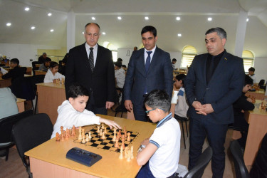 Ümummilli Lider  Heydər Əliyevin 103-cü ildönümünə həsr edilmiş məktəblilər arasında şahmat üzrə rayon turniri keçirilib