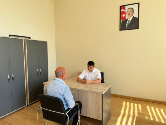 Tərtər Rayon İcra Hakimiyyətində mütəmadi olaraq vətəndaşların müraciətləri dinlənilir