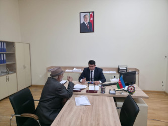 Tərtər Rayon İcra Hakimiyyətində mütəmadi olaraq vətəndaşların müraciətləri dinlənilir