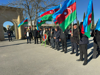 Birinci Qarabağ müharibəsi şəhidi Nofəl Əsgərovla vida mərasimi keçirilib