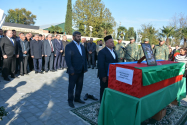 Tərtərdə Birinci Qarabağ müharibəsinin şəhidi Möhübbət Mustafayevlə vida mərasimi keçirilib