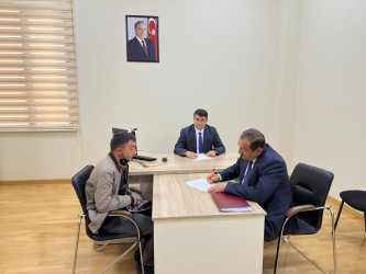 Tərtər Rayon İcra Hakimiyyətində mütəmadi olaraq vətəndaşların müraciətləri dinlənilir