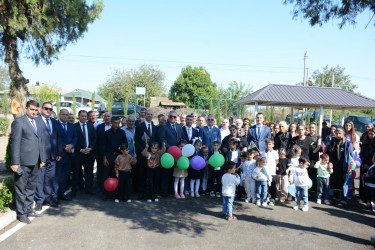 Tərtərdə Heydər Əliyev Fondunun təşəbbüsü ilə təmir olunan uşaq bağçası istifadəyə verilib