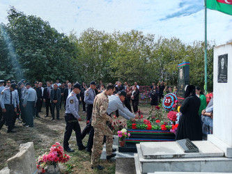 Vətən Müharibəsi şəhidi Rüstəm Hacıyevin şəhadətə qovuşmasının 6-cı ildönümü münasibətilə məzarı ziyarət olunub