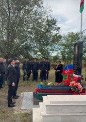 Vətən Müharibəsi şəhidi Aslanlı Orxanın şəhadətə qovuşmasının 6-cı ildönümü münasibətilə məzarı ziyarət olunub