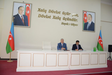 Tərtər rayonunda kənd təsərrüfatının inkişafına dair Qərargahın ilk iclası keçirilib