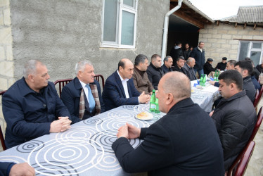 İcra başçısı Birinci Qarabağ müharibəsi şəhidləri Qılman Hacıyevin, Hidayət Vəliyevin və Qurban Göyüşovun yas mərasimində iştirak edib