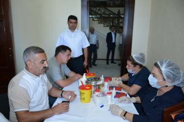 Tərtərdə “Talasemiyasız həyat naminə” proqramı çərçivəsində qanvermə aksiyası keçirilib