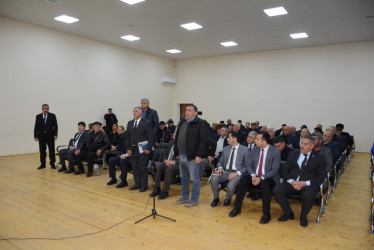 Rayon rəhbərinin növbəti səyyar-qəbul görüşü Xoruzlu kəndində keçirilib
