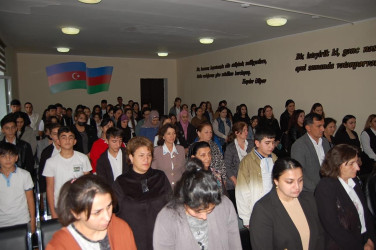 Tərtərdə “Konstitusiya və Suverenlik İli” çərçivəsində “Ailə və məktəb əməkdaşlığının rolu: milli dəyərlərin qorunması” və “Ailəm-həyat məktəbim...Məktəbim doğma ailəm” mövzularında tədbir keçirilib