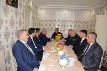 Rayon rəhbəri Birinci Qarabağ müharibəsi əlili Mayıl Xəlilovun ailəsini ziyarət edib