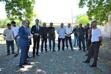 Tərtər Rayon İcra Hakimiyyətinin başçısı Müstəqim Məmmədovun növbəti səyyar-qəbul görüşü Qaynaq kəndində keçirilib