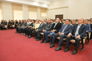 Tərtərdə mina təhlükəsi ilə bağlı ANAMA nümayəndələri tərəfindən maarifləndirici görüş keçirilib