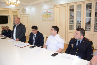 Tərtər Rayon İcra Hakimiyyətində Məhərrəm ayının başlanması ilə əlaqədar qərargah üzvləri ilə görüş keçirilib