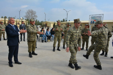 Tərtərdə yerləşən N nömrəli hərbi hissədə Novruz şənliyi keçirilib