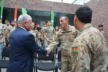 Tərtərdə növbəti “Poliqon” gənclərin hərbi-vətənpərvərlik düşərgəsi start götürüb