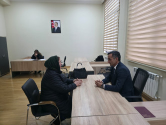 Tərtər Rayon İcra Hakimiyyətində mütəmadi olaraq vətəndaşların müraciətləri dinlənilir