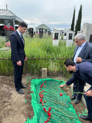 Tərtərdə Şəhid Əsədov Mahir Yelmar oğlunun anası Əsədova Zelimə Fərman qızının dəfn mərasimi keçirilib.