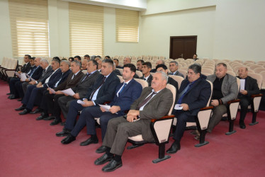Tərtər Rayon İcra Hakimiyyətində növbəti aparat müşavirəsi keçirilib