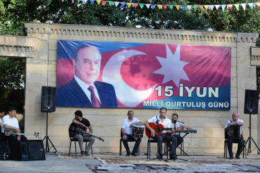 Tərtərdə 15 iyun Milli Qurtuluş Günü münasibəti ilə konsert proqramı təşkil olunub