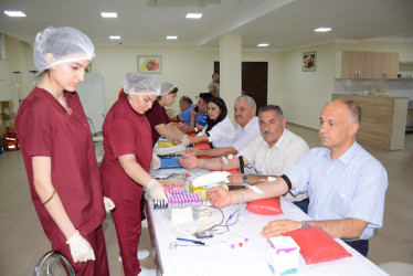 Tərtərdə “Talasemiyasız həyat naminə” proqramı çərçivəsində qanvermə aksiyası keçirilib